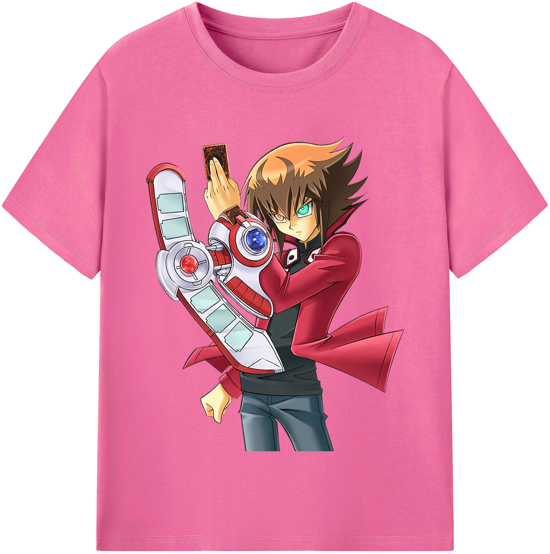 （画像用） 遊☆戯☆王 Yu-Gi-Oh! レディースカジュアルプリントTシャツ（綿100％）